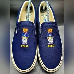 Polo Ralph Lauren Slip On Bear Shoes Sz 9.5 Men NIB POLO RALPH LAUREN Men main image 4